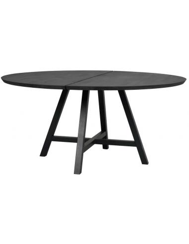 Sort Rowico Carradale Rundt Metal Egetræ Ø150 Rowico Home Spisebord
