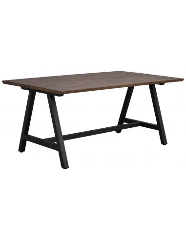 Rowico Carradale Metal Egetræ 170 100 Sort Brun Rowico Home Spisebord