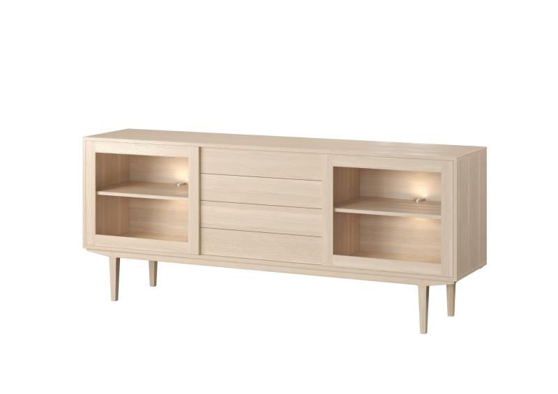 Hvid Olieret Casø Skænk – Elegant Nordisk Design