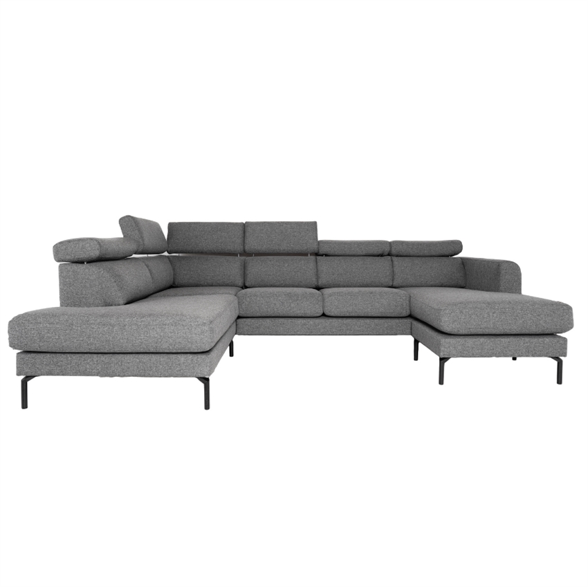 Helsinge Mørkegråt Stof Nordic Design Sofa