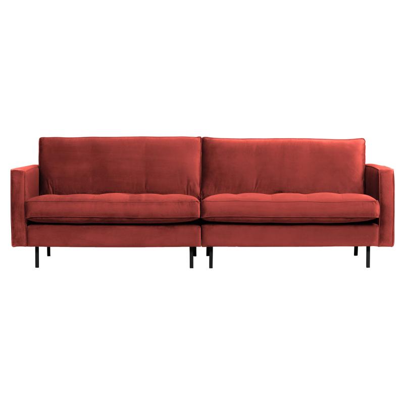 Brun Rodeo Classic Velour Sofa i Chestnut - BePureHome
