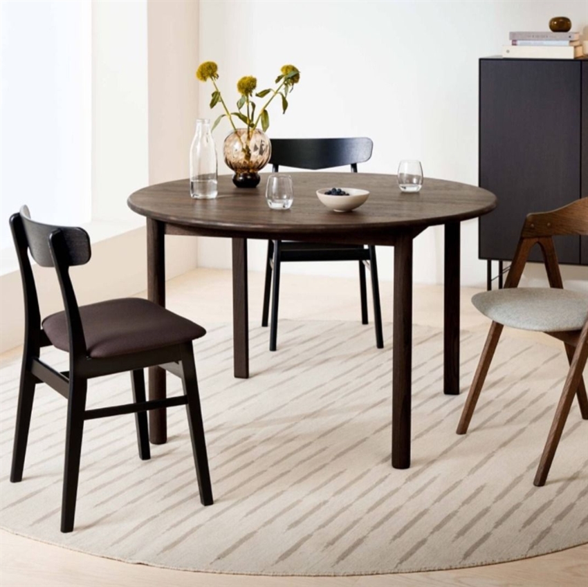 Findahl Hammel Noor Røget Massiv Spisebord Ø120 cm