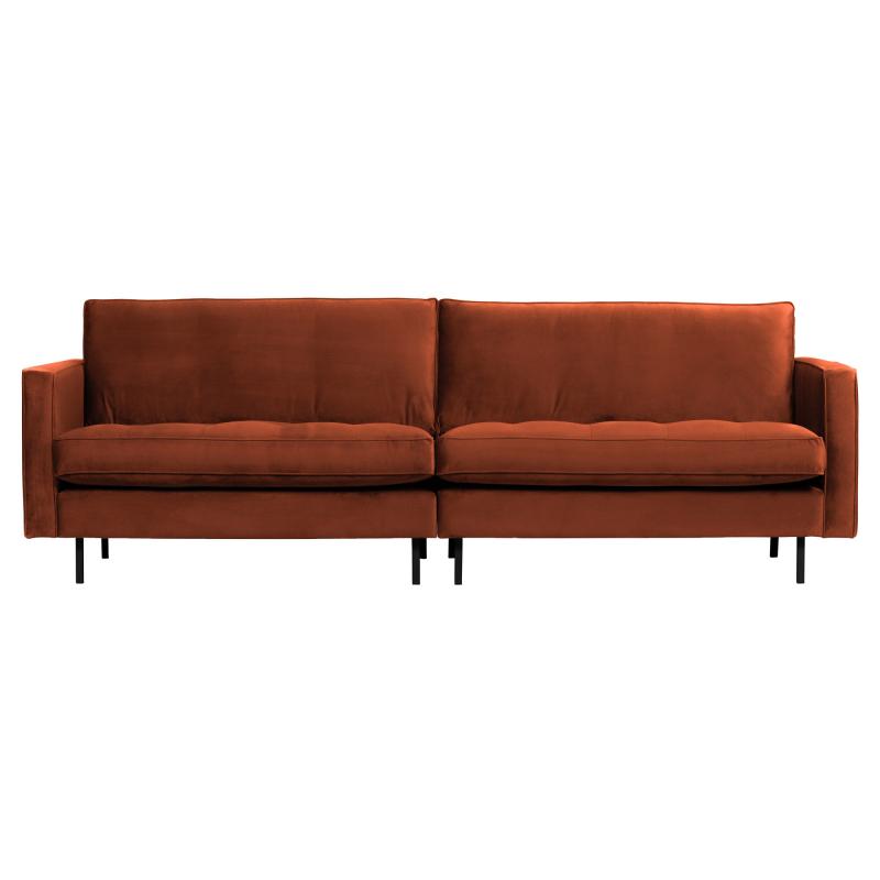 Rustfarvet Velour Sofa fra BePureHome - Komfort og Stil