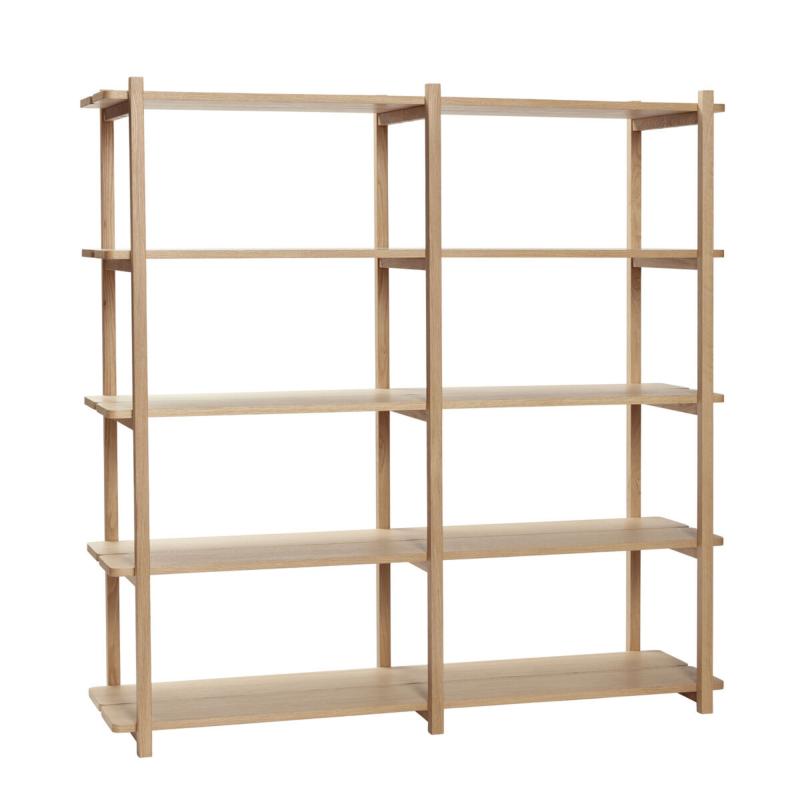 Natur Mason Hylder Egetræ Reol - 5712772108345