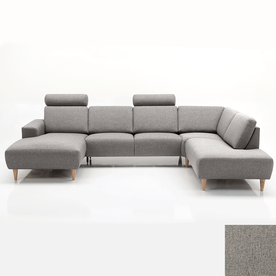 Napoli New Ocean Sofa i Lys Grå – Eksklusivt Designtilbud