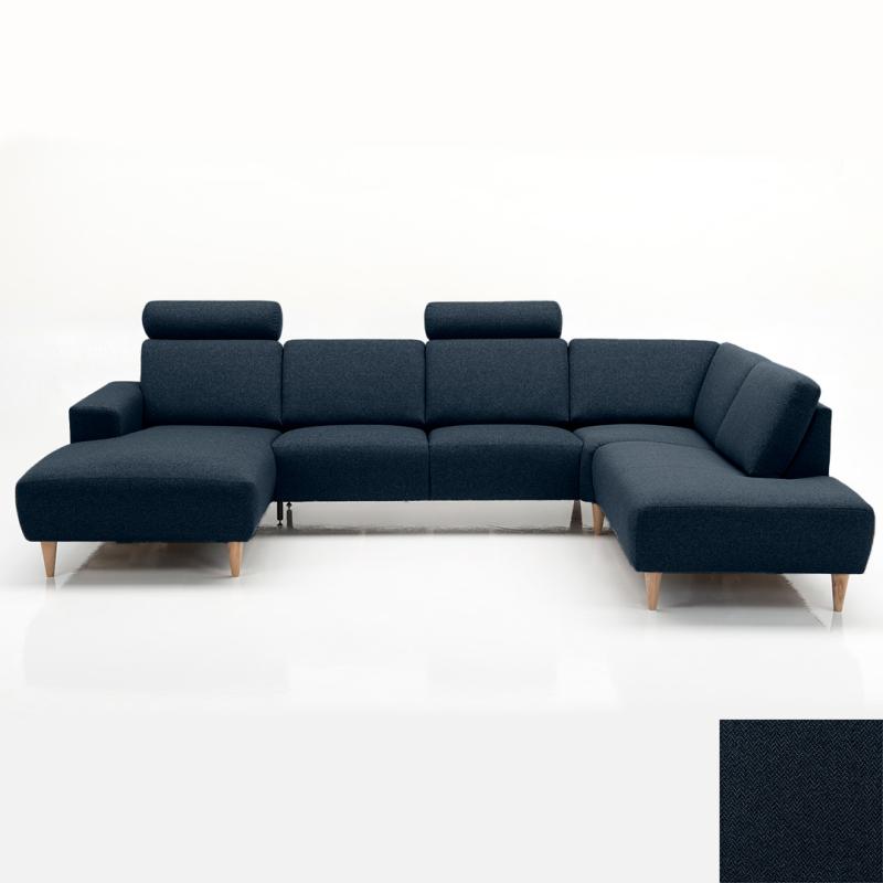 Napoli Sofa – Mørkeblå fra Hjort Knudsen på tilbud!