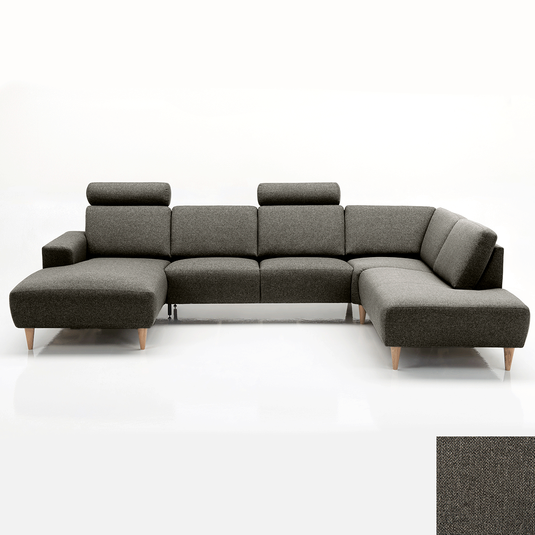 Napoli New Ocean Sofa i Mørkegrå - Eksklusivt Design