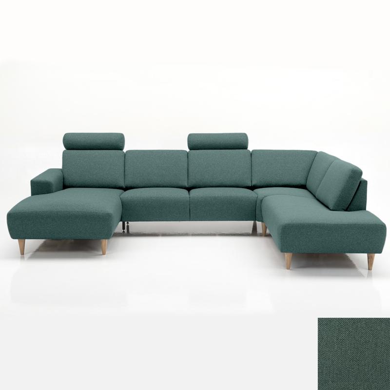 Napoli Sofa i Petrol - Eksklusivt Design til Dit Hjem