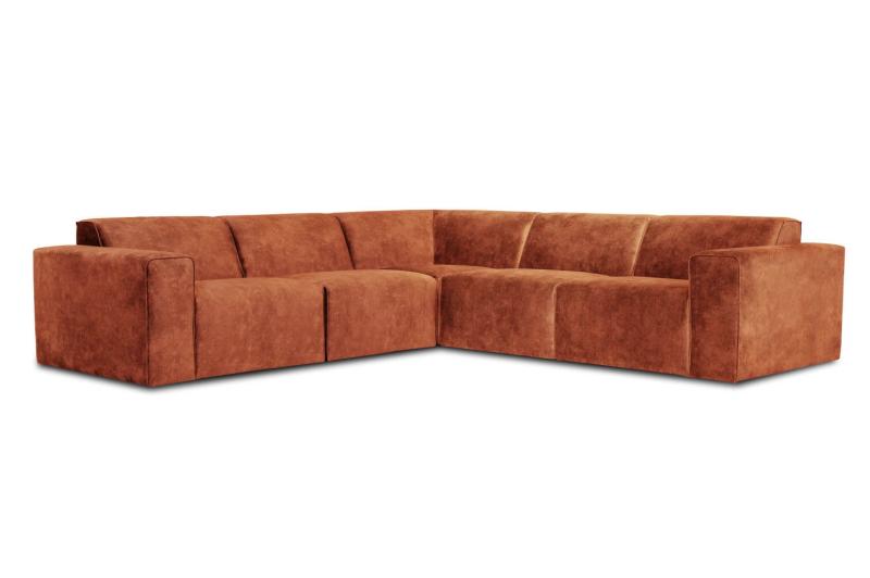 Manhattan Hjørnesofa – Rød Elegance til Dit Hjem