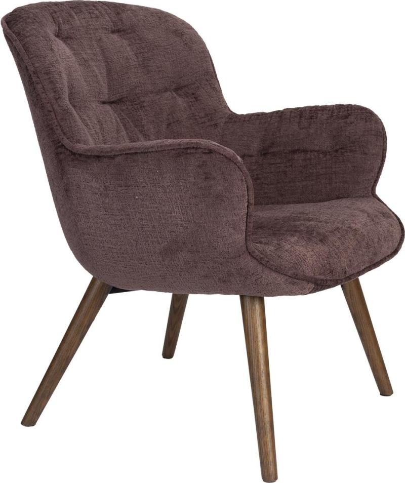 Askegrå Loungestol Lenn - Elegant 1960er Design