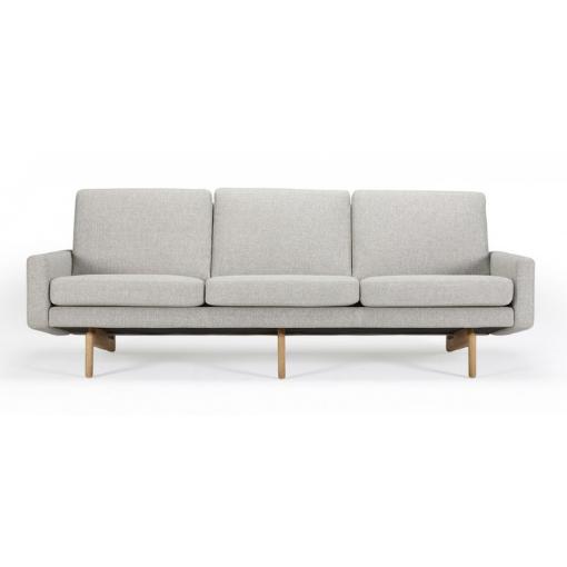 Egelykke 3-Personers Grå Sofa - Skandinavisk Elegance