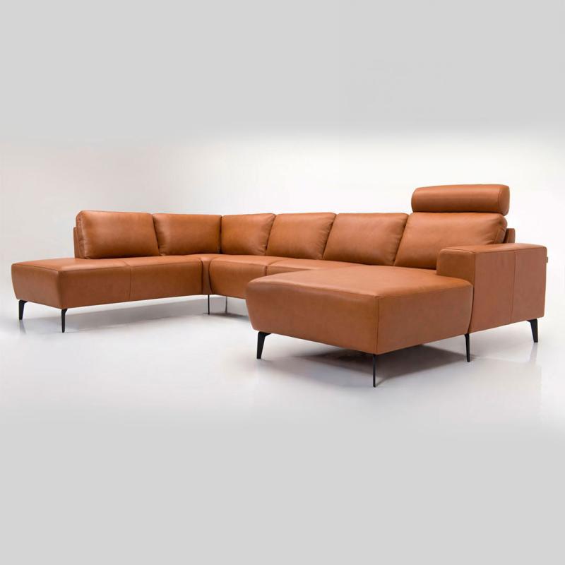Napoli Sofa i Semianilin Læder - Eksklusivt Design
