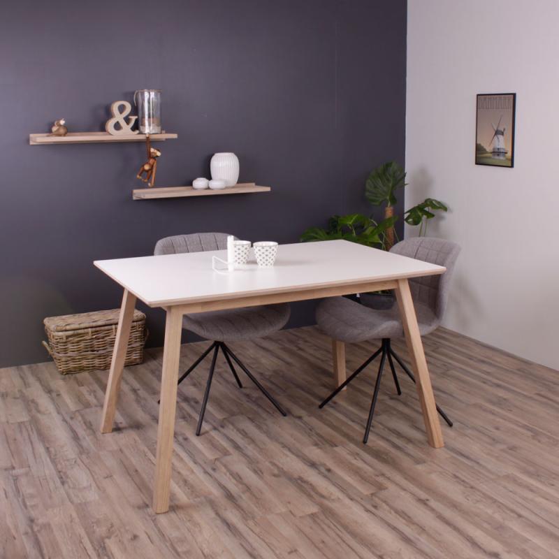 Bytika Norberg Spisebord 80x120 - Hvid Laminat Top