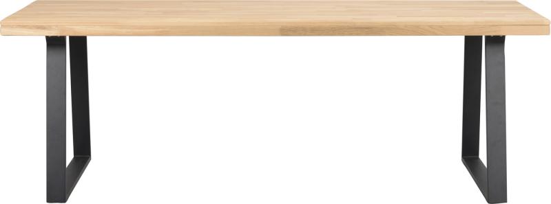 Sort Brooklyn Spisebord med Tillægsplader - Stilfuld Design