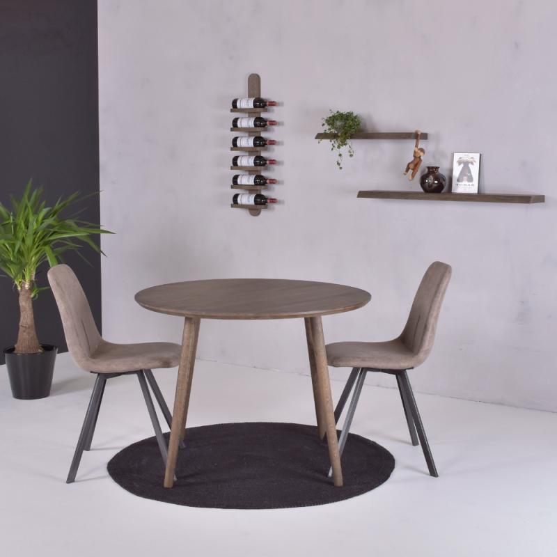 Bamble Massiv Røget Spisebord – Elegant Nordisk Design