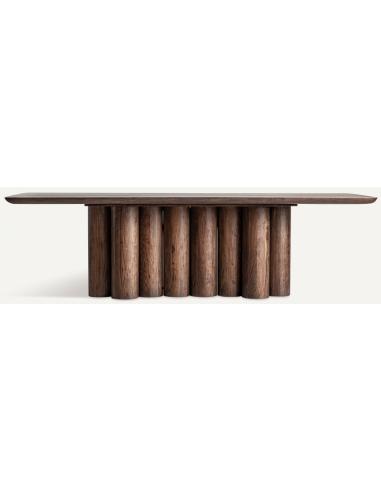 Beke Spisebord i Rustik Brun Akacietræ - Moderne Design