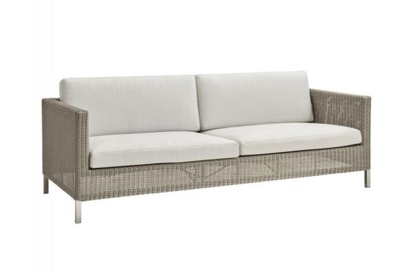 Cane-line Connect 3-personers sofa med hvide hynder