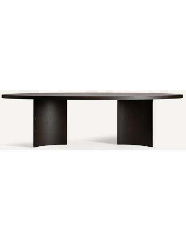 Neuvic Egetræ Egetræsfinr 270 130 Rustik Mørkebrun Vical Home Spisebord