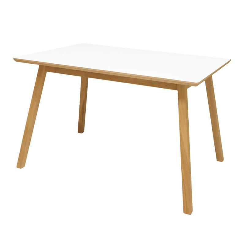 Nordberg Spisebord 120x80 i Hvid Nano – Fantastisk Tilbud!