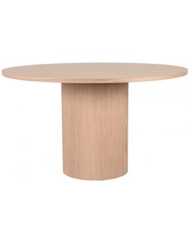 Olivia Rundt Spisebord i Lys Egetræ Ø130 cm - Eksklusivt Design