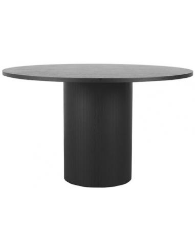 Sort Olivia Rundt Spisebord Ø130 - Elegant Design