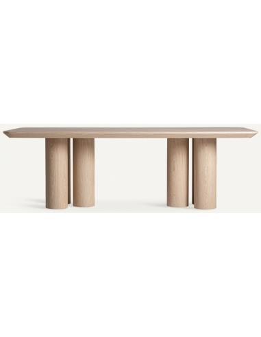 Moderne Hvidt Egetræ Spisebord 240x110 cm - Elegant Design