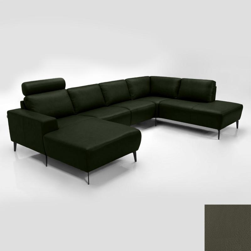 Napoli Semianilin Læder Semianalin 314 Hunter Hjort Knudsen Sofa