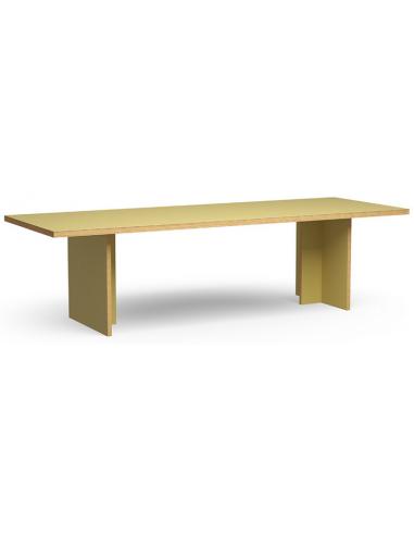 Elegant Olivenlakeret MDF Spisebord til Dit Hjem