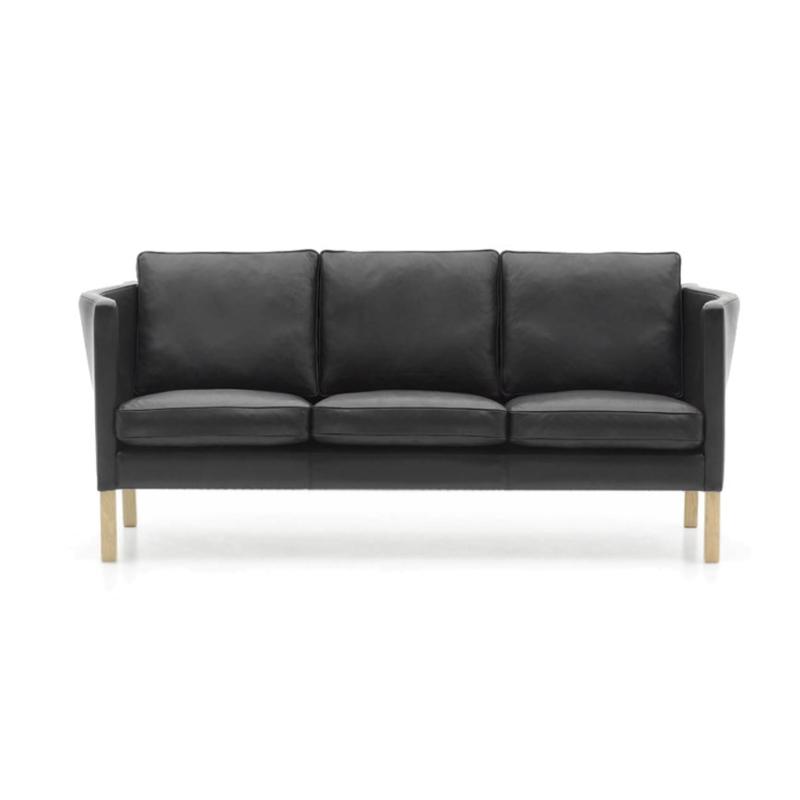 Sort 3-personers sofa af Arne Vodder - Elegant design