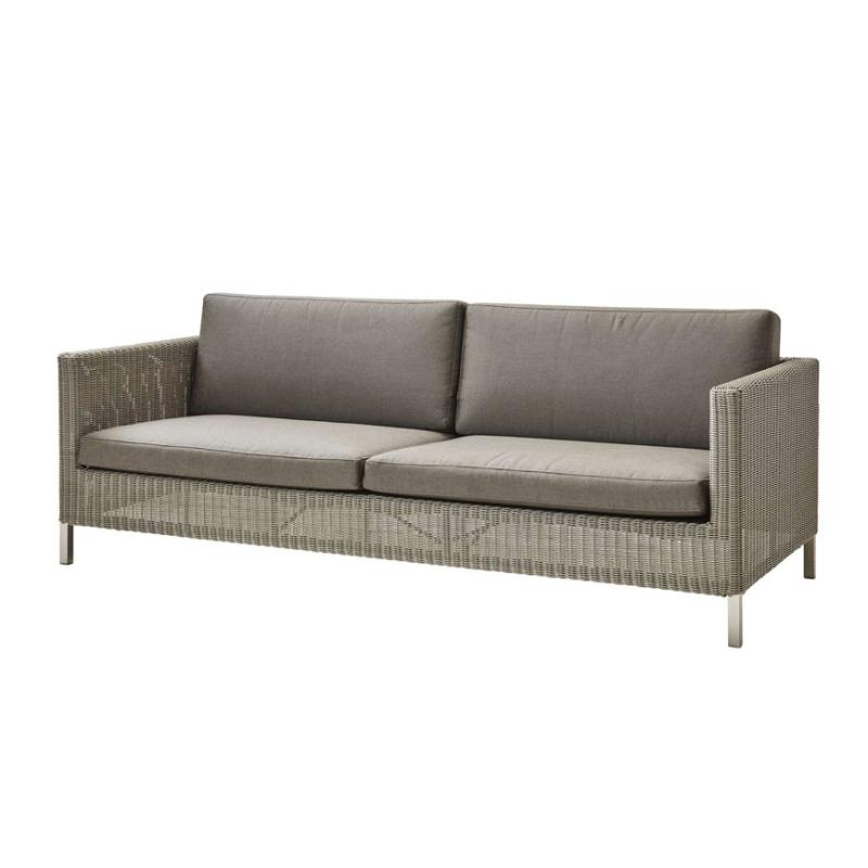 Cane-line Connect 3-personers Sofa i Taupe - Fantastisk Tilbud!
