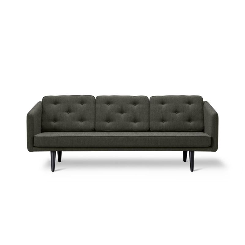 Sort 3-personers Fiord 961 Sofa - Tidløs Elegance til Dit Hjem