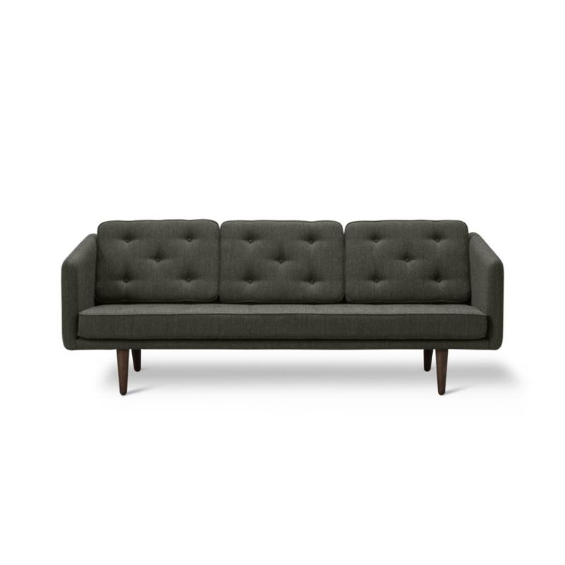 Fiord 961 Sofa til 3 Personer i Røget Bejdse – Dansk Design