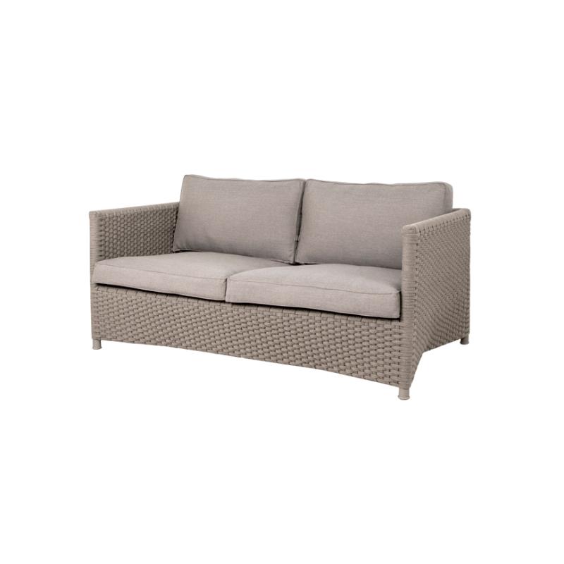 Cane-line Diamond 2-personers Sofa i Taupe - Fantastisk Tilbud
