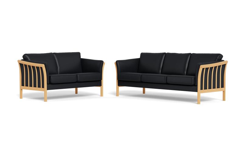 Sort Congo CL600 Basic Pers Classic Line Sofa – Tilbud!