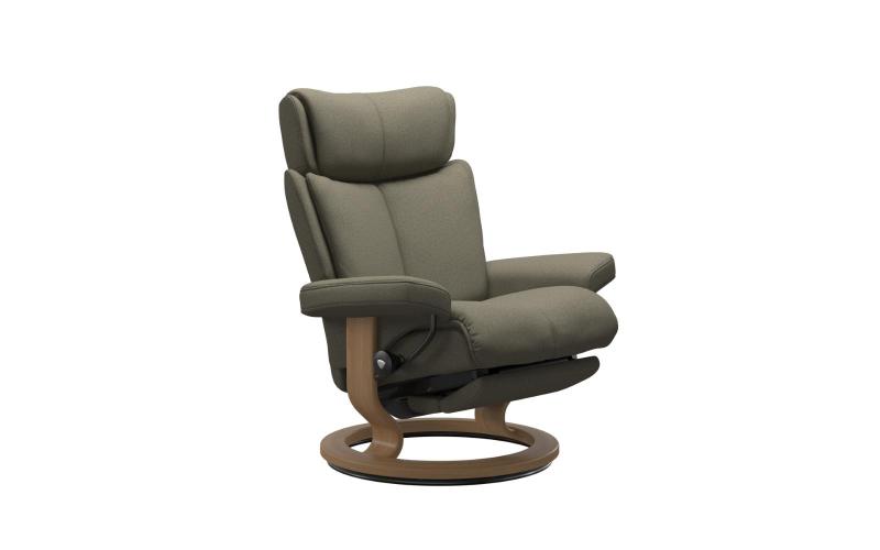 Grøn Magic Med Powerleg Stressless Lænestol på tilbud!