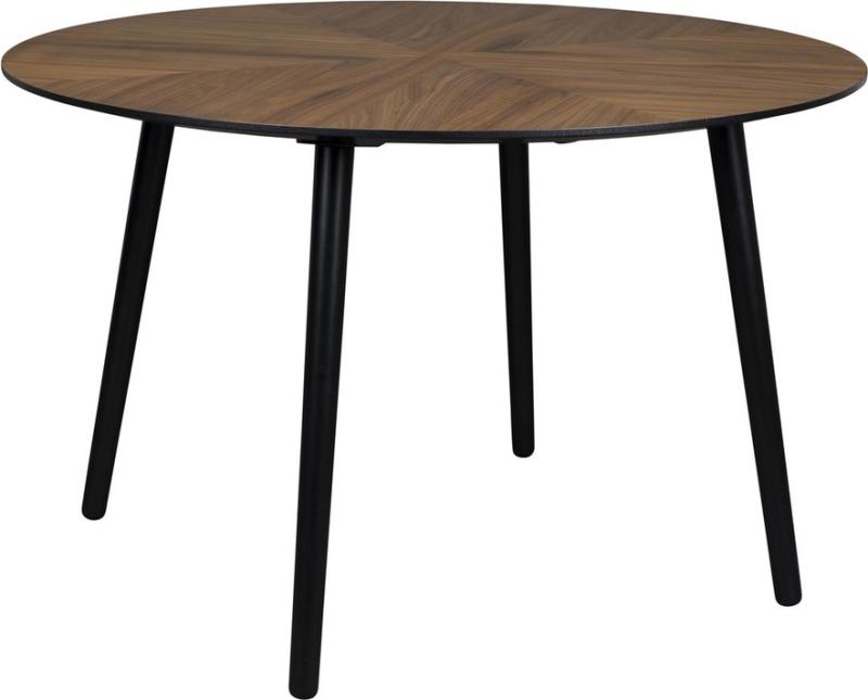 Mørkt Natur Rundt Clover Spisebord Ø120 - Vintage Charme