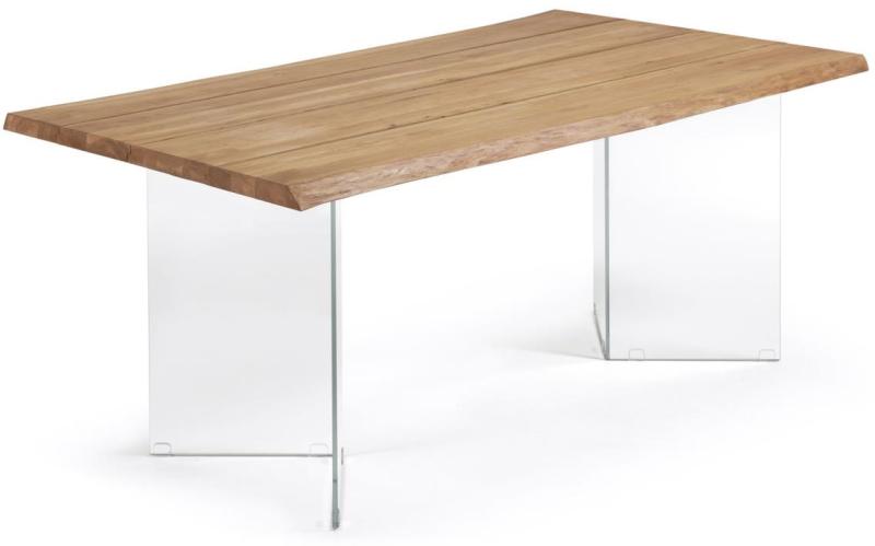 Levik Spisebord 160x90 cm med Elegante Glasben – Kave Home