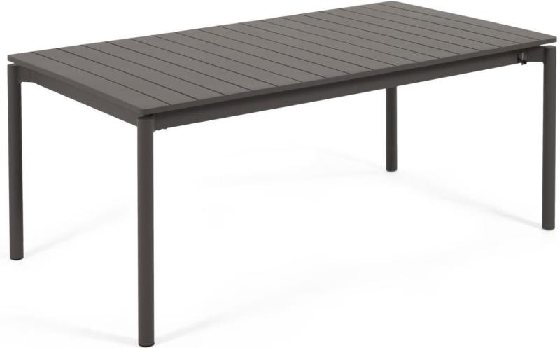 Sort Udendørs Spisebord Zaltana 240x100 cm fra Kave Home