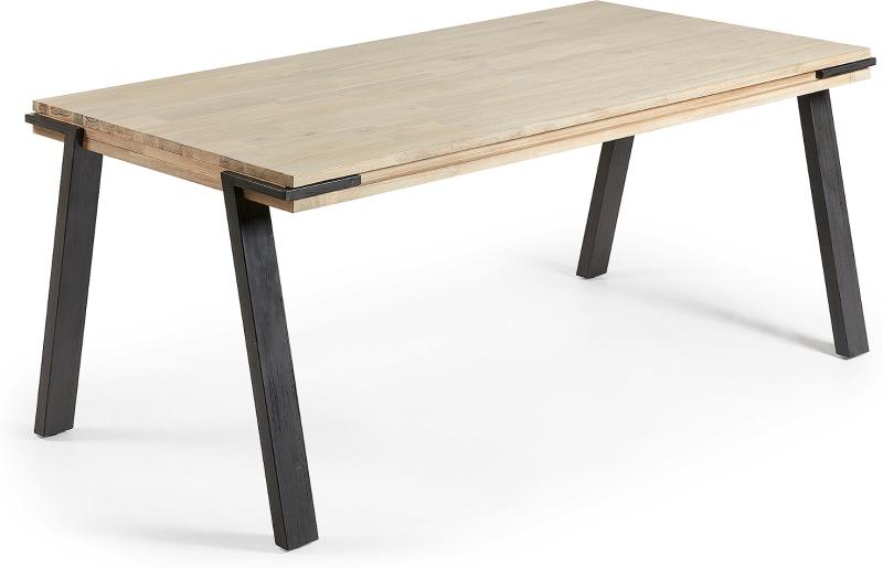 Moderne Spisebord i Akacietræ med Metalben - Kave Home