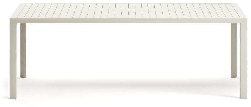 Moderne Hvidt Aluminium Terrassebord 220x100 cm - Udsalg!