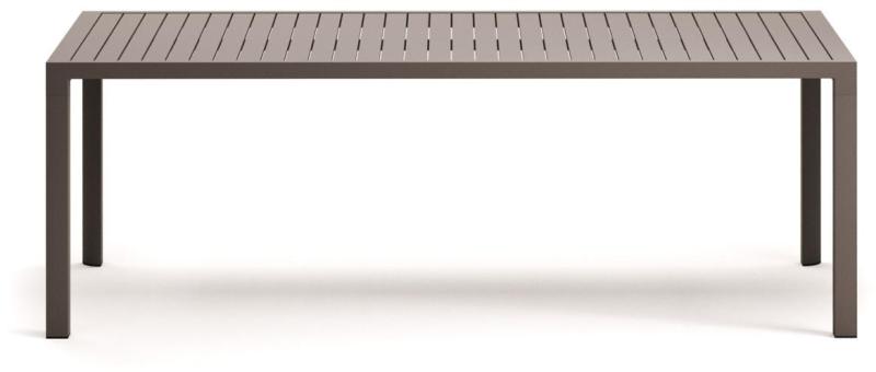 Brunt Udendørs Aluminiumsbord til Sommermiddage – Kvalitet!