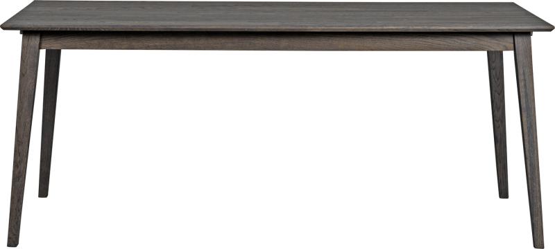 Mørkebrun Filippa Spisebord i Massivt Egetræ - 180x90 cm