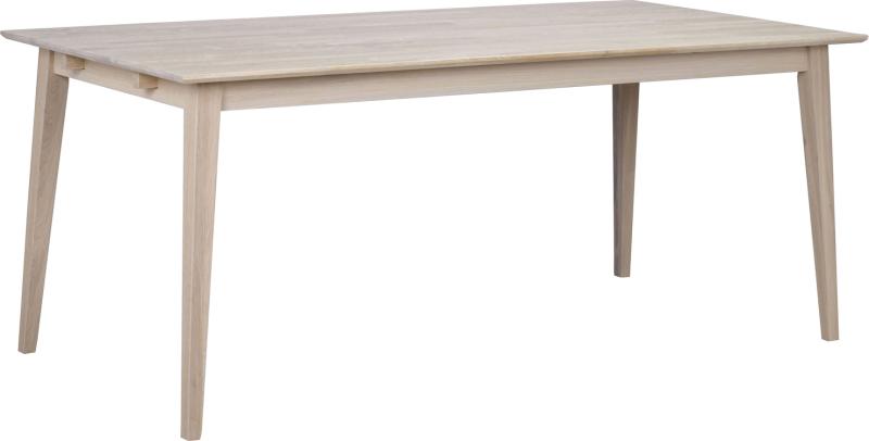 Filippa Udvidelsesbart Spisebord i Hvidkalket Egetræ 180x90