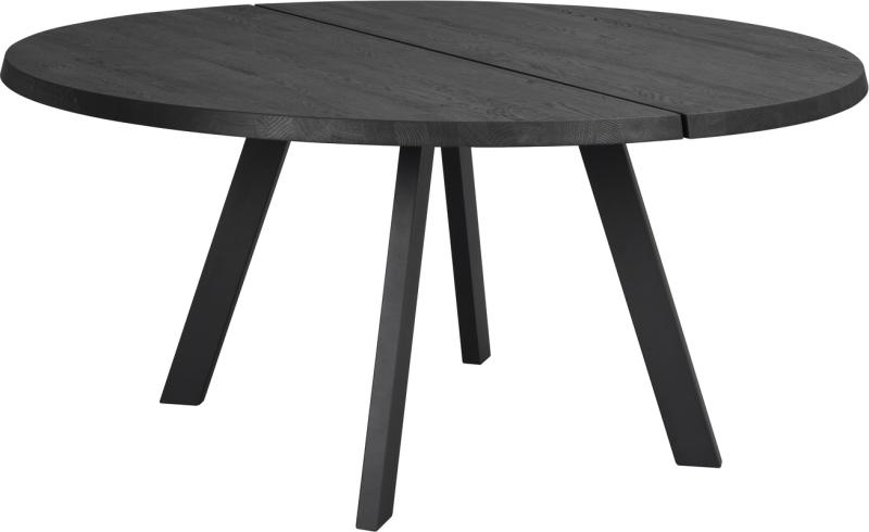Sort Rundt Spisebord Fred Ø160 – Tidløs Nordisk Design