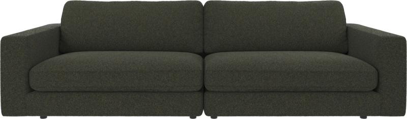 Elegant Grøn 3-Personers Sofa - Nordisk Design Tilbud