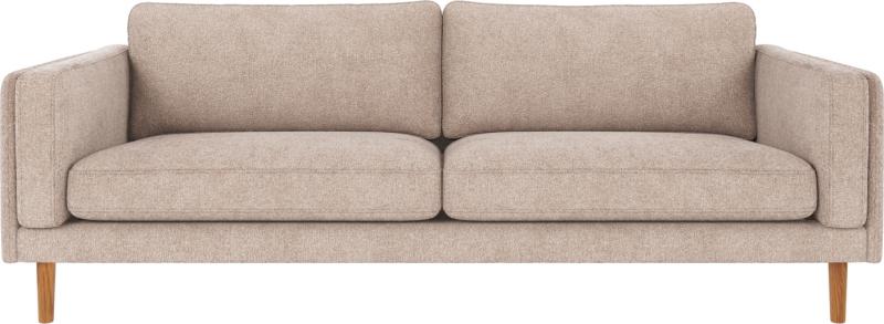 3-personers sofa i lys beige – Nordisk design og komfort
