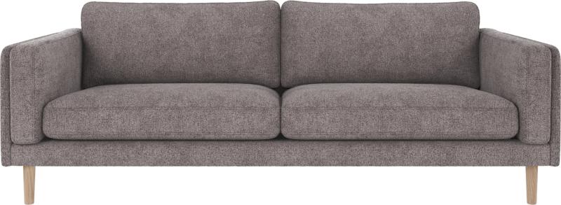 Rowico Braden 3-personers sofa i gråhvidvasket stof