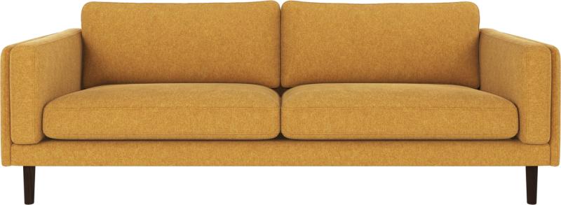 Braden 3-personers Sofa i Gulbrun - Skandinavisk Design