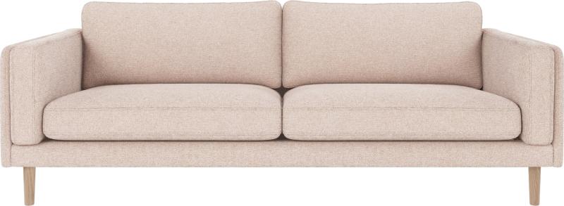 Braden 3-personers Sofa i Lysebeige med Elegant Design