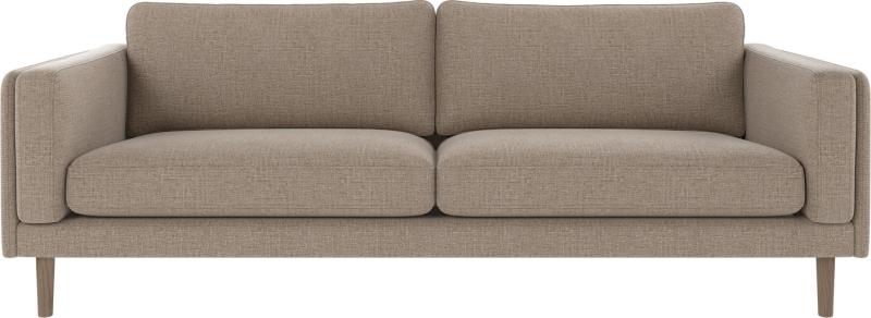 3-personers sofa i gråbeige - Skandinavisk design fra Rowico